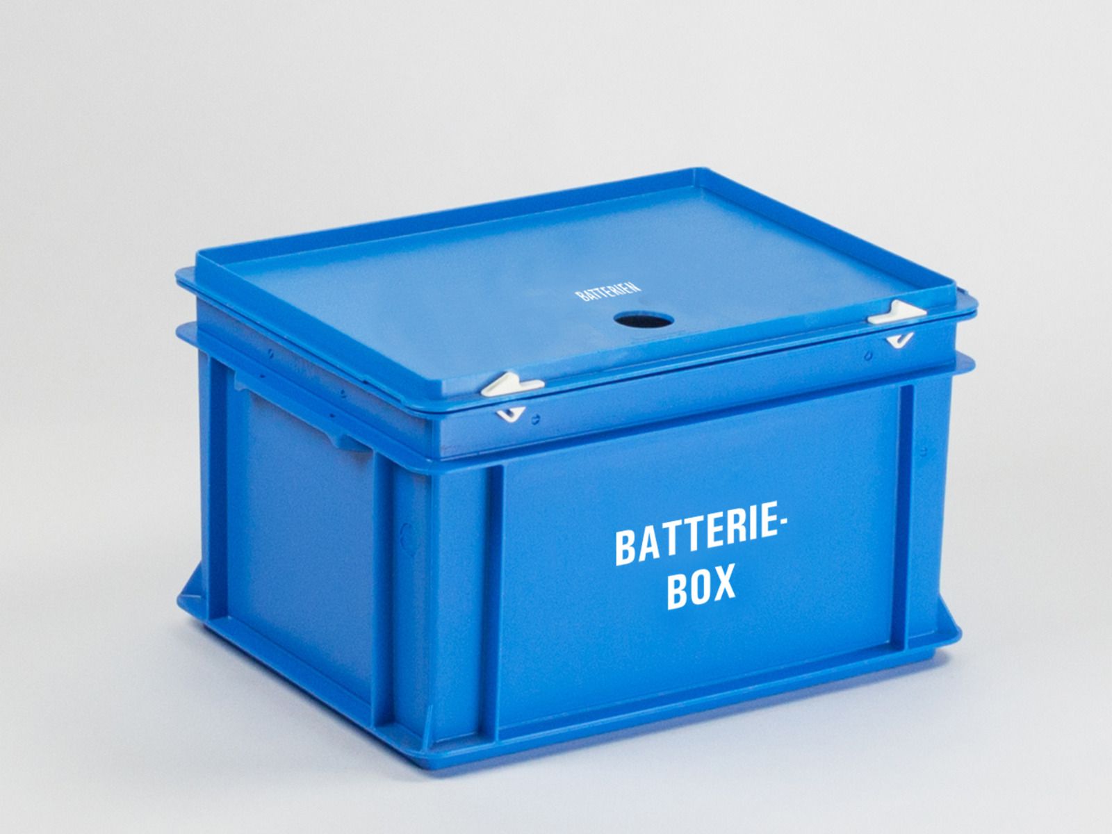 Batteriebox 20 liter, 1 Öffnung, Deutsch